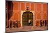 Guard at Rambagh Palace, Jaipur, Rajasthan, India, Asia-Laura Grier-Mounted Photographic Print