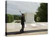 Guard at the Tomb of the Unknown Soldier, Arlington National Cemetery, Arlington, Virginia, USA-Robert Harding-Stretched Canvas