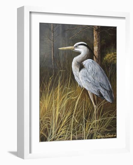 Guard at Water's Edge-Trevor V. Swanson-Framed Giclee Print