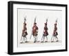 Guard, Costume Design for Shakespeare's Play, Henry VIII, 19th Century-null-Framed Giclee Print