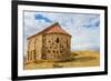 Guard house on border between Georgia and Azerbaijan near David Gareji Monastery, Udabno-Jan Miracky-Framed Photographic Print