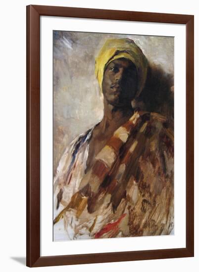 Guard of a Harem-Frank Duveneck-Framed Art Print