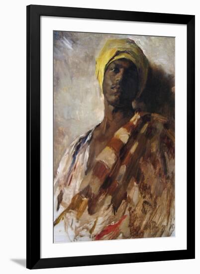 Guard of a Harem-Frank Duveneck-Framed Art Print