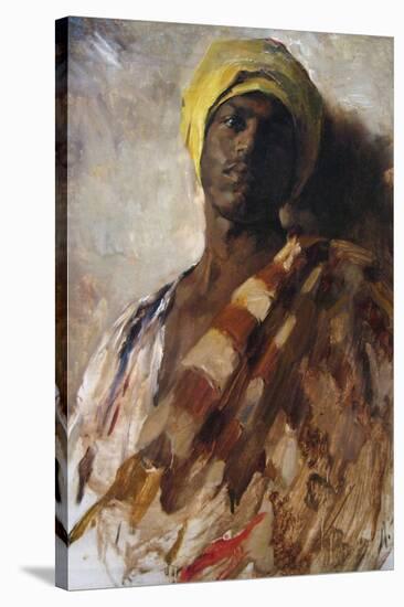 Guard of a Harem-Frank Duveneck-Stretched Canvas