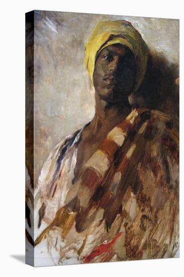 Guard of a Harem-Frank Duveneck-Stretched Canvas