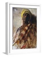 Guard of a Harem-Frank Duveneck-Framed Art Print