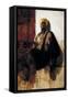 Guard of the Harem, C.1880-Frank Duveneck-Framed Stretched Canvas