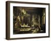 Guard Room, Museum of Dijon in 1847, Painting by Auguste Mathieu (1810-1864)-null-Framed Giclee Print