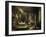 Guard Room, Museum of Dijon in 1847, Painting by Auguste Mathieu (1810-1864)-null-Framed Giclee Print