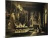 Guard Room, Museum of Dijon in 1847, Painting by Auguste Mathieu (1810-1864)-null-Mounted Giclee Print