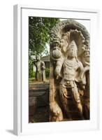 Guard Stone Showing Nagaraja (Cobra King)-Christian Kober-Framed Photographic Print