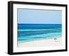 Guardalavaca Beach, elevated view, Holguin Province, Cuba, Central America-Karol Kozlowski-Framed Photographic Print