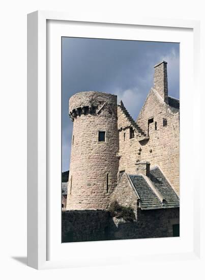 Guardhouse Seen from Inner Courtyard, View of Fort-La-Latte Castle, Plevenon, Brittany, France-null-Framed Giclee Print