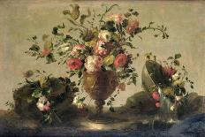 Mixed Flowers in a Gilt Goblet-Guardi-Framed Stretched Canvas