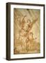 Guardian Angel, 17th Century-Domenico Piola-Framed Giclee Print