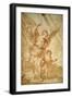 Guardian Angel, 17th Century-Domenico Piola-Framed Giclee Print