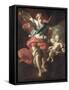 Guardian Angel, circa 1685-94-Andrea Pozzo-Framed Stretched Canvas