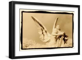 Guardian Angel, Luxembourg Gardens, Paris-Theo Westenberger-Framed Art Print