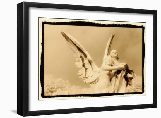 Guardian Angel, Luxembourg Gardens, Paris-Theo Westenberger-Framed Art Print