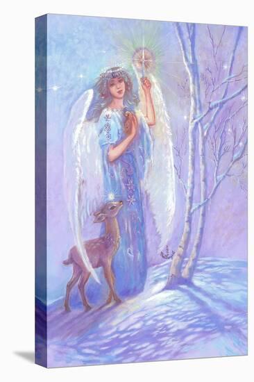 Guardian Angel of Winter-Judy Mastrangelo-Stretched Canvas