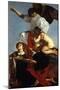 Guardian Angel Succoring a Soul in Purgatory and Two Saints-Cecco Del Caravaggio-Mounted Giclee Print