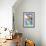 Guardian Angel with Cat-sylvia pimental-Framed Art Print displayed on a wall