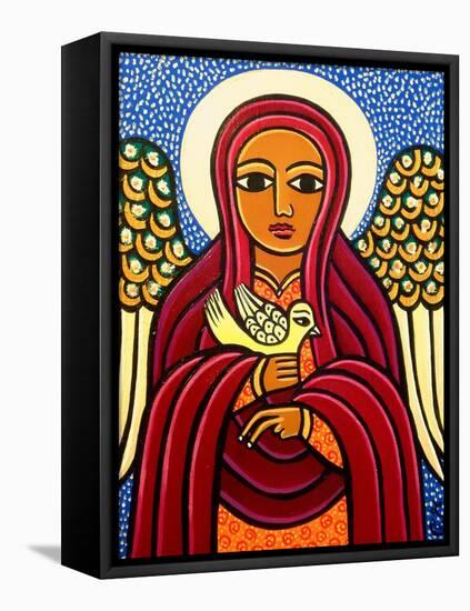 Guardian Angel-Laura James-Framed Stretched Canvas