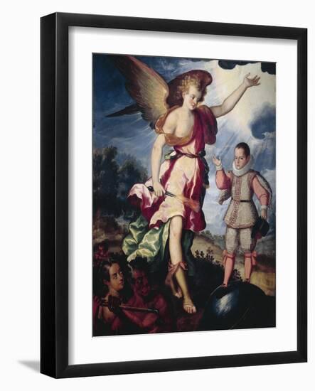 Guardian Angel-Luis Juarez-Framed Giclee Print