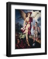 Guardian Angel-Luis Juarez-Framed Premium Giclee Print