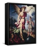 Guardian Angel-Luis Juarez-Framed Stretched Canvas