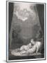 Guardian Angels Watch Over Two Babies Thwarting the Evil One-W.h. Mote-Mounted Art Print