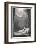 Guardian Angels Watch Over Two Babies Thwarting the Evil One-W.h. Mote-Framed Art Print