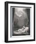 Guardian Angels Watch Over Two Babies Thwarting the Evil One-W.h. Mote-Framed Art Print