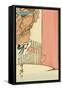 Guardian God, Ni-o-Kyosai Kawanabe-Framed Stretched Canvas