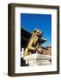 Guardian Lion at Forbidden City on Tiananmen Square, Imperial Palace, Beijing, Dongcheng District,-Dallas and John Heaton-Framed Photographic Print