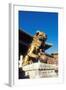 Guardian Lion at Forbidden City on Tiananmen Square, Imperial Palace, Beijing, Dongcheng District,-Dallas and John Heaton-Framed Photographic Print