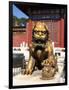 Guardian Lion at Forbidden City on Tiananmen Square, Imperial Palace, Beijing, Dongcheng District,-Dallas and John Heaton-Framed Photographic Print