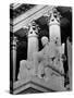 Guardian of Law, Statue Created by Sculptor James Earle Fraser Outside the Supreme Court Building-Margaret Bourke-White-Stretched Canvas