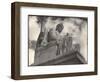 Guardian of Law, Statue Created by Sculptor James Earle Fraser Outside the Supreme Court Building-Margaret Bourke-White-Framed Photographic Print