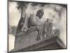 Guardian of Law, Statue Created by Sculptor James Earle Fraser Outside the Supreme Court Building-Margaret Bourke-White-Mounted Photographic Print