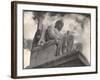 Guardian of Law, Statue Created by Sculptor James Earle Fraser Outside the Supreme Court Building-Margaret Bourke-White-Framed Photographic Print