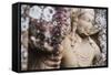 Guardian Statue at Thuparama Dagoba-Matthew Williams-Ellis-Framed Stretched Canvas