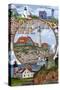 Guardians of Maine (Portland Head Lighthouse Center)-Lantern Press-Stretched Canvas