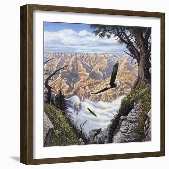 Guardians of the Canyon-John Van Straalen-Framed Giclee Print