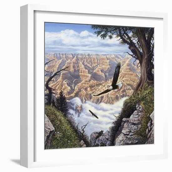 Guardians of the Canyon-John Van Straalen-Framed Giclee Print