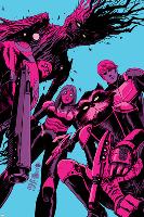 Guardians of the Galaxy #8 Cover: Groot, Drax, Gamora, Rocket Raccoon, Star-Lord-Francesco Francavilla-Lamina Framed Poster