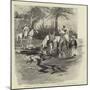 Guardians of the Peace in Morocco, a Troop of Moorish Police Escorting Prisoners-null-Mounted Giclee Print