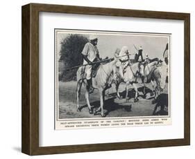 Guardians of the Sikh Refugee Caravan-null-Framed Photographic Print