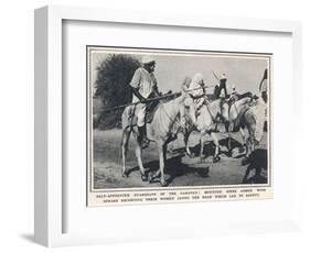 Guardians of the Sikh Refugee Caravan-null-Framed Photographic Print