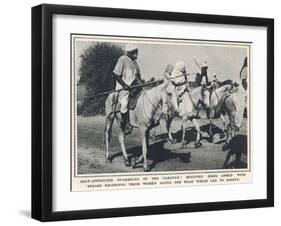 Guardians of the Sikh Refugee Caravan-null-Framed Premium Photographic Print